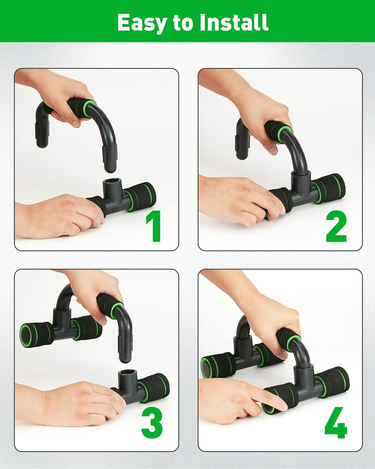 Push up Bar, Structure Portable for Home Fitness Training, Push up Stands Handle